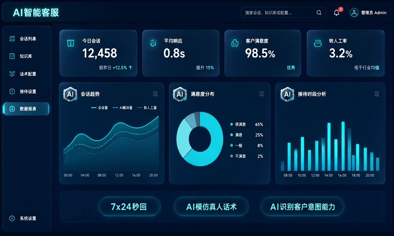 智能客服原型图